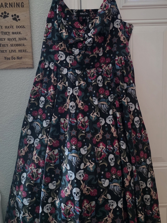 torrid Dresses & Skirts - NWT Torrid Retro Chic Mermaid Skull Flower Sun Dress Plus Size 1